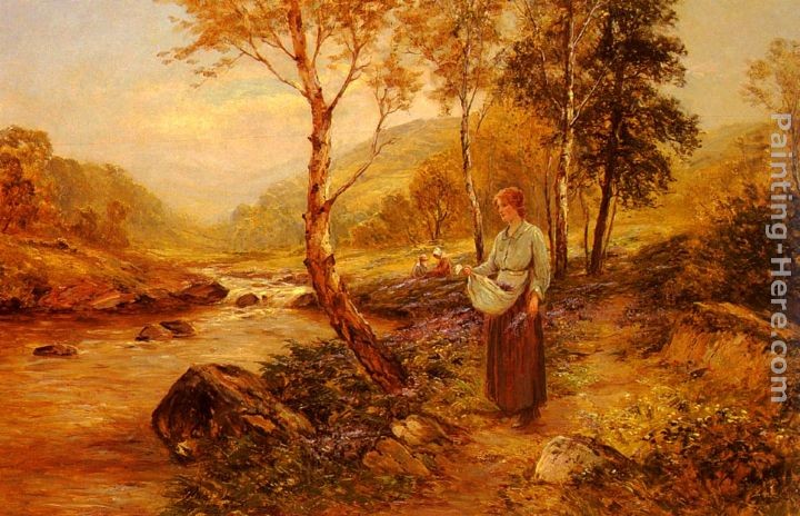 Ernst Walbourn Gathering Wildflowers